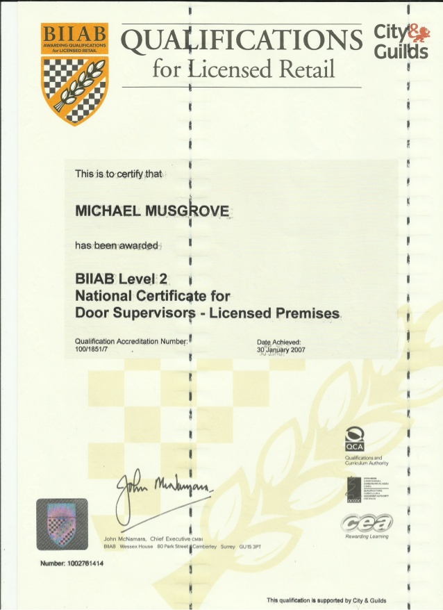 Certificate 2 In Retail Certificates Templates Free