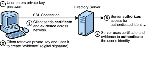 Certificate based Authentication (Sun Java System Directory Server 