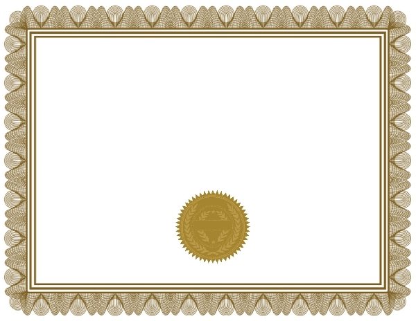 Free Blank Certificate Print blank or customize online free