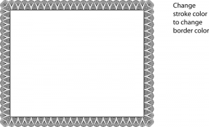 free borders for certificates