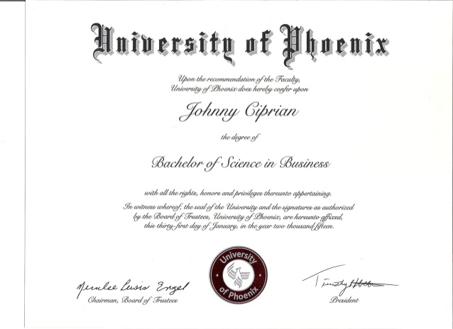 Quality fake diploma samples
