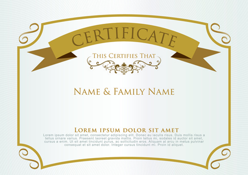 stock vector certificate design template 224983801. (1500×1128 