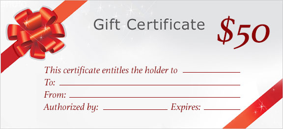 Gift Certificate Printing Print Custom Gift Certificates at 
