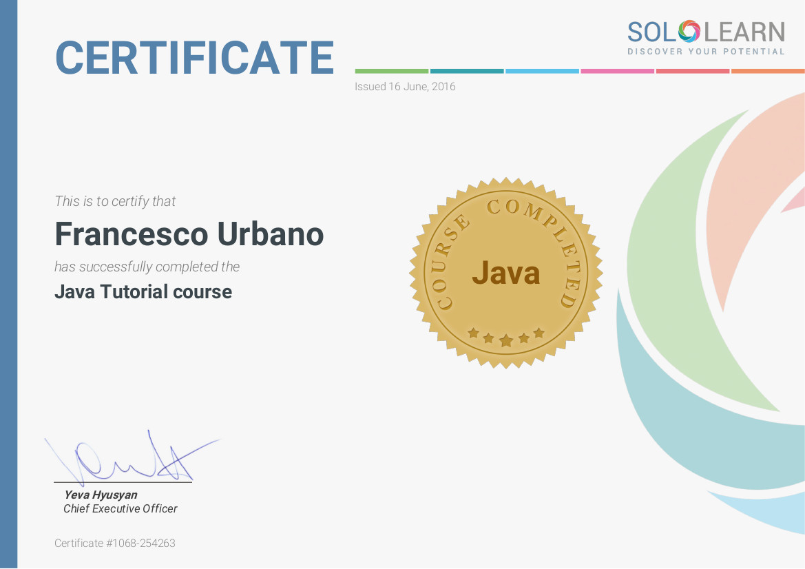 SoloLearn Java Certificate | Nilesh Solanki | Pulse | LinkedIn