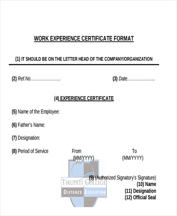 Sample Certification Letter – Free Sample Letters