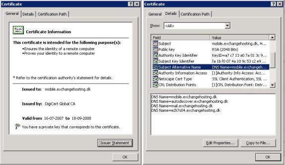 Securing an Exchange 2007 Client Access Server using a 3rd party 