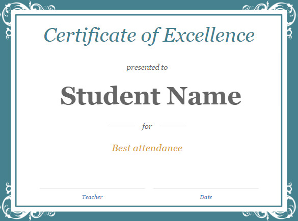 Certificate Template Google Docs Certificates Templates Free