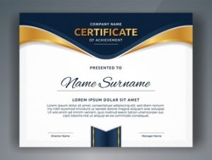 free professional certificate templates