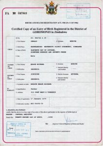 Free fill in the blank birth certificate