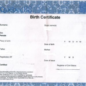 Legal documents for your baby Government Law Motherforlife.com