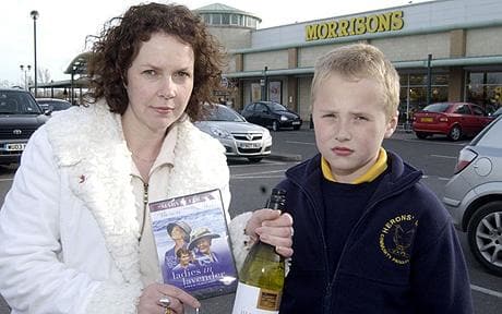 Mother stopped buying 12 certificate DVD because she was with her 