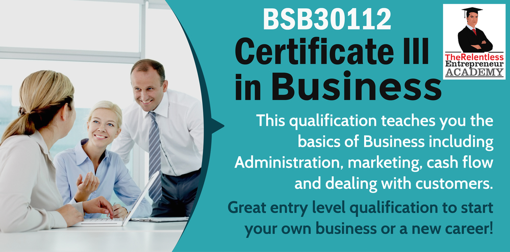 BSB30115 Certificate III in Business The Queensland Academy