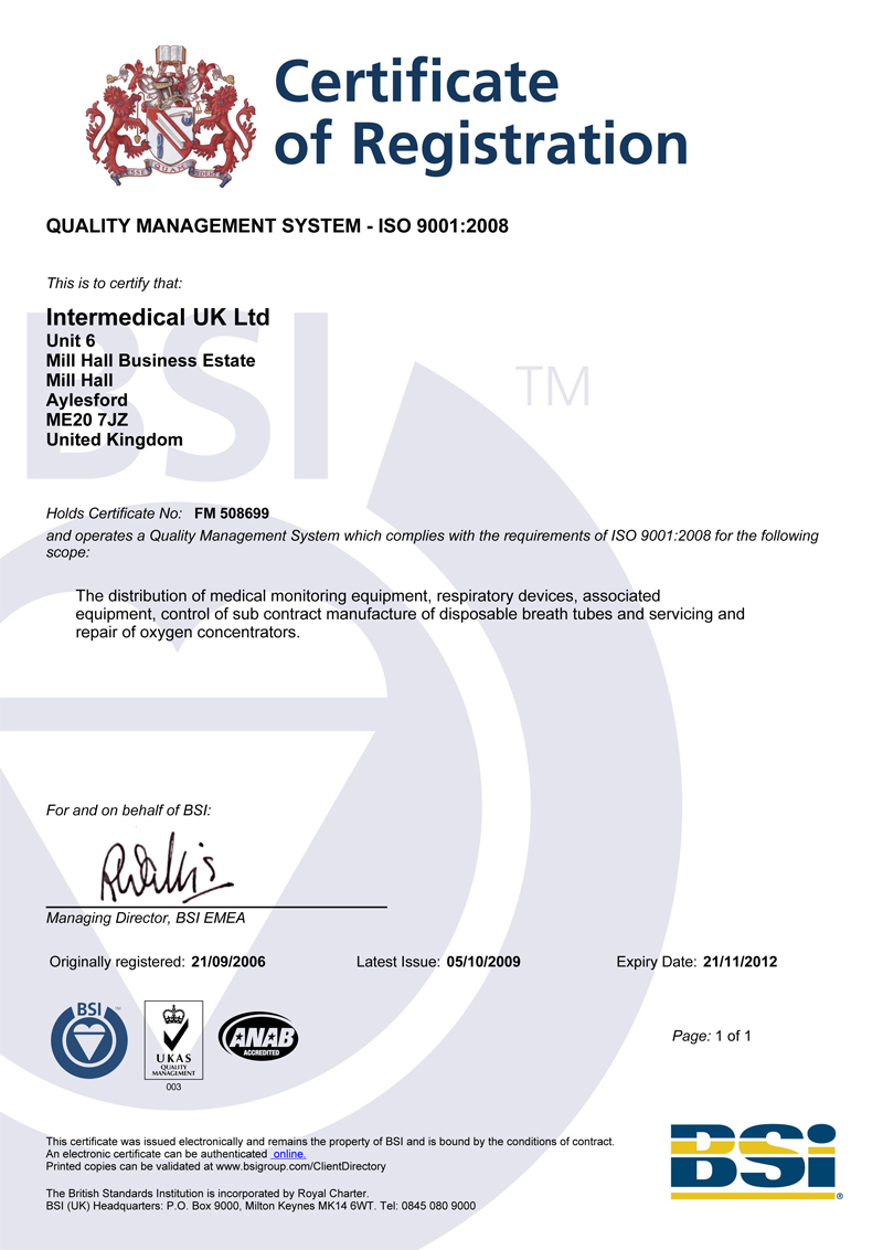 ISO 9001 Certification