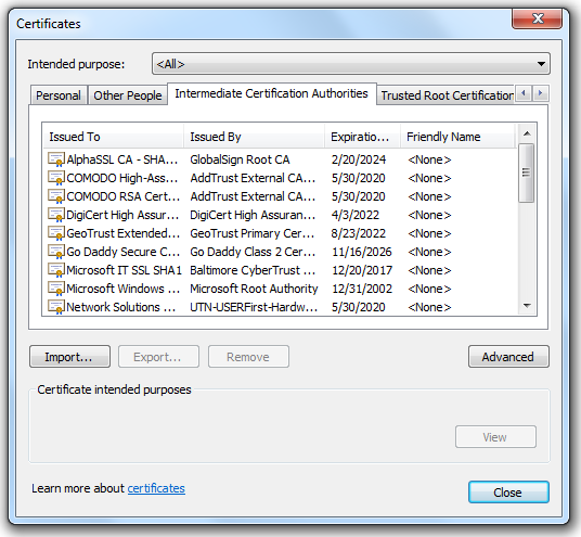 Managing Certificates [Cisco Identity Services Engine] Cisco Systems