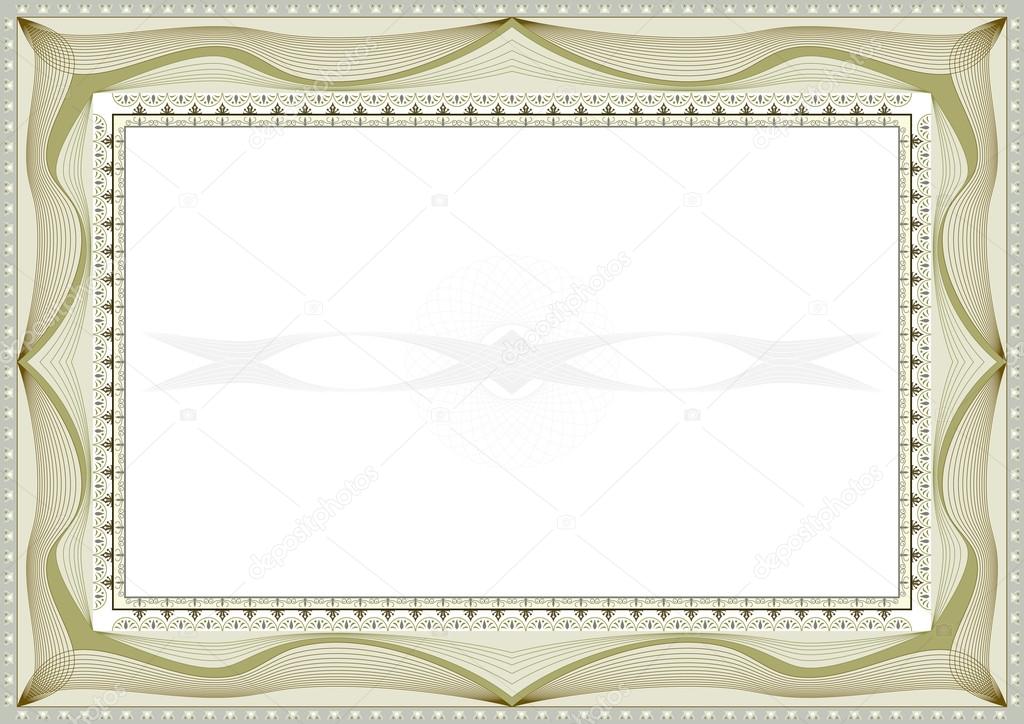 Certificate background — Stock Vector © bobyramone #7408176