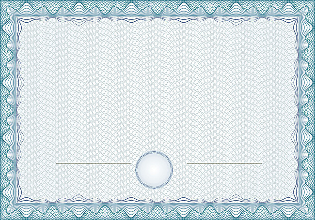 simple shading european certificate template background border 