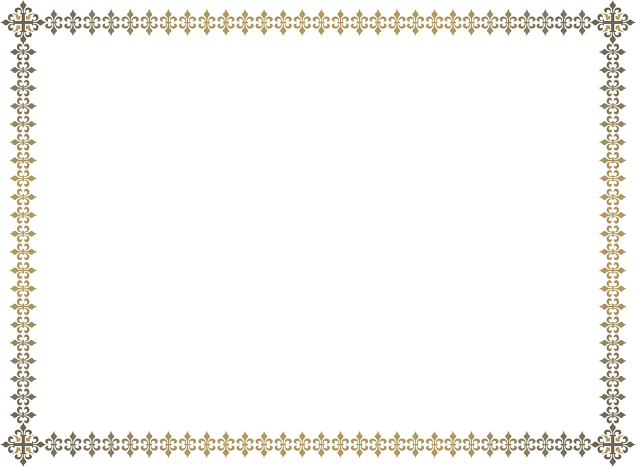 Certificate Border PNG Transparent file | My Designs, Transparent 