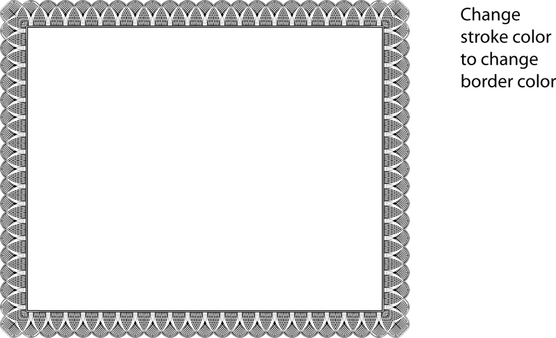 Certificate Border Vector Vector download