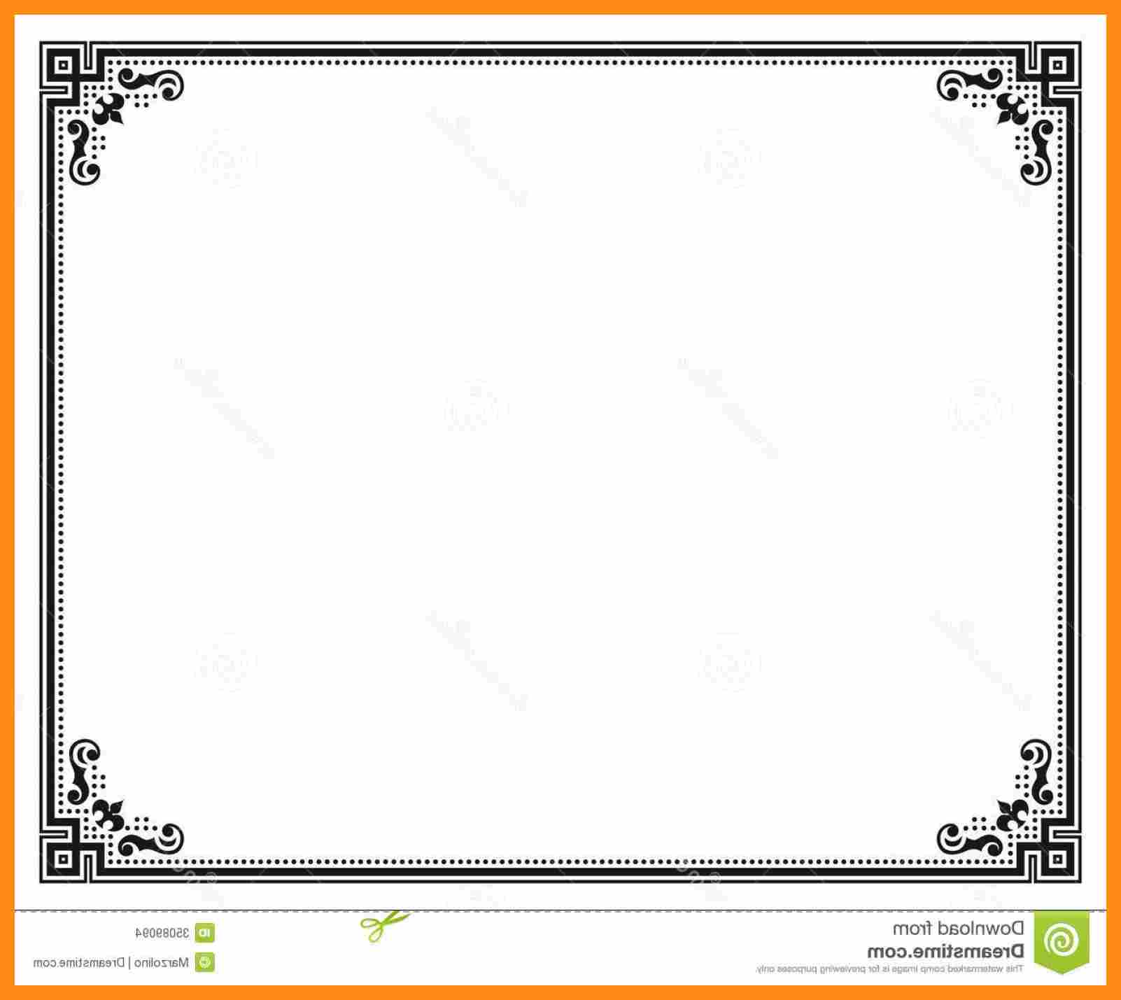 Free Printable Borders Award and Certificate Borders