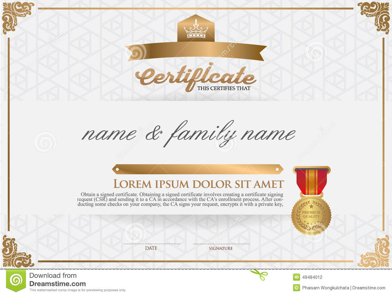 Certificate design templates free vector download (13,138 Free 