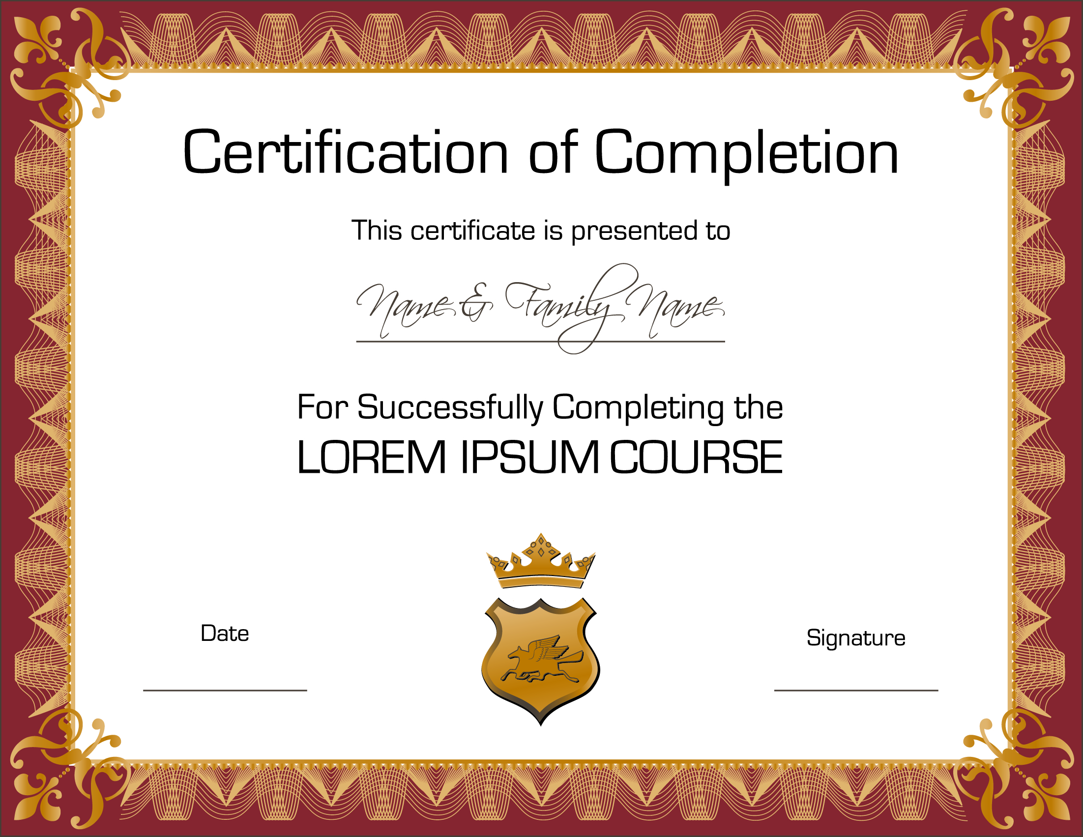 Three certificate design vector Free Vector / 4Vector Three certificate design vector Free Vector / 4Vector