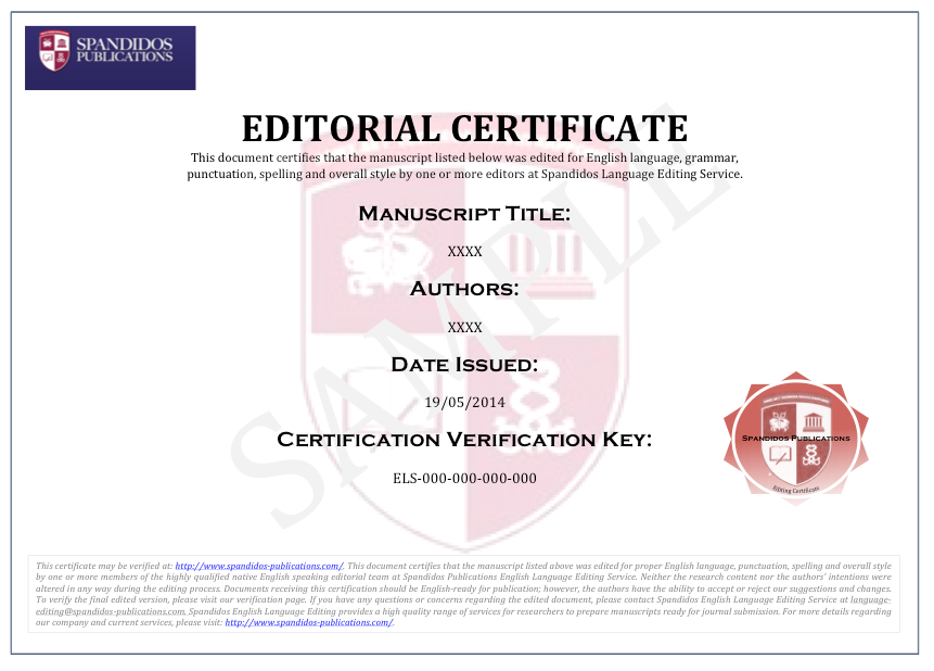 English Language Editing and Manuscript Services