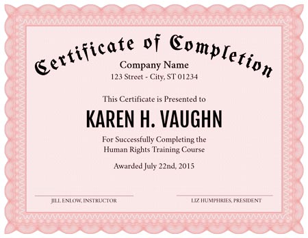 Certificate Maker – Template Trove