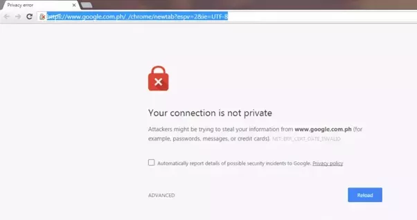 How to fix the SSL Connection Error on Google Chrome