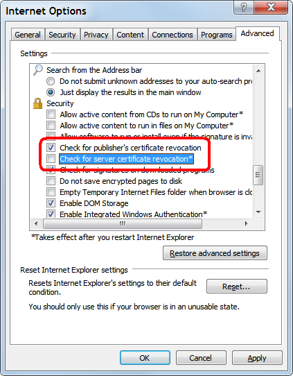 HTTP Error 12057 SSL Revocation GenoPro Help HTTP Error 12057 SSL Revocation GenoPro Help