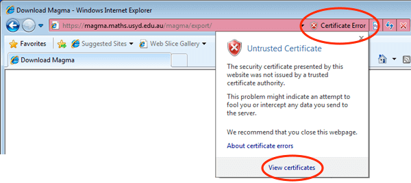 Troubleshoot SSL Certificate Errors in InterExplorer 
