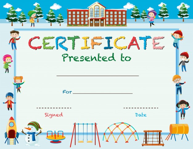 Children's Certificates Free and Customizable Instant Download