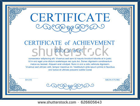 Certificate Frame — Stock Photo © createfirst #3527353