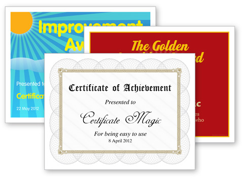 Certificate Magic Free certificate generator