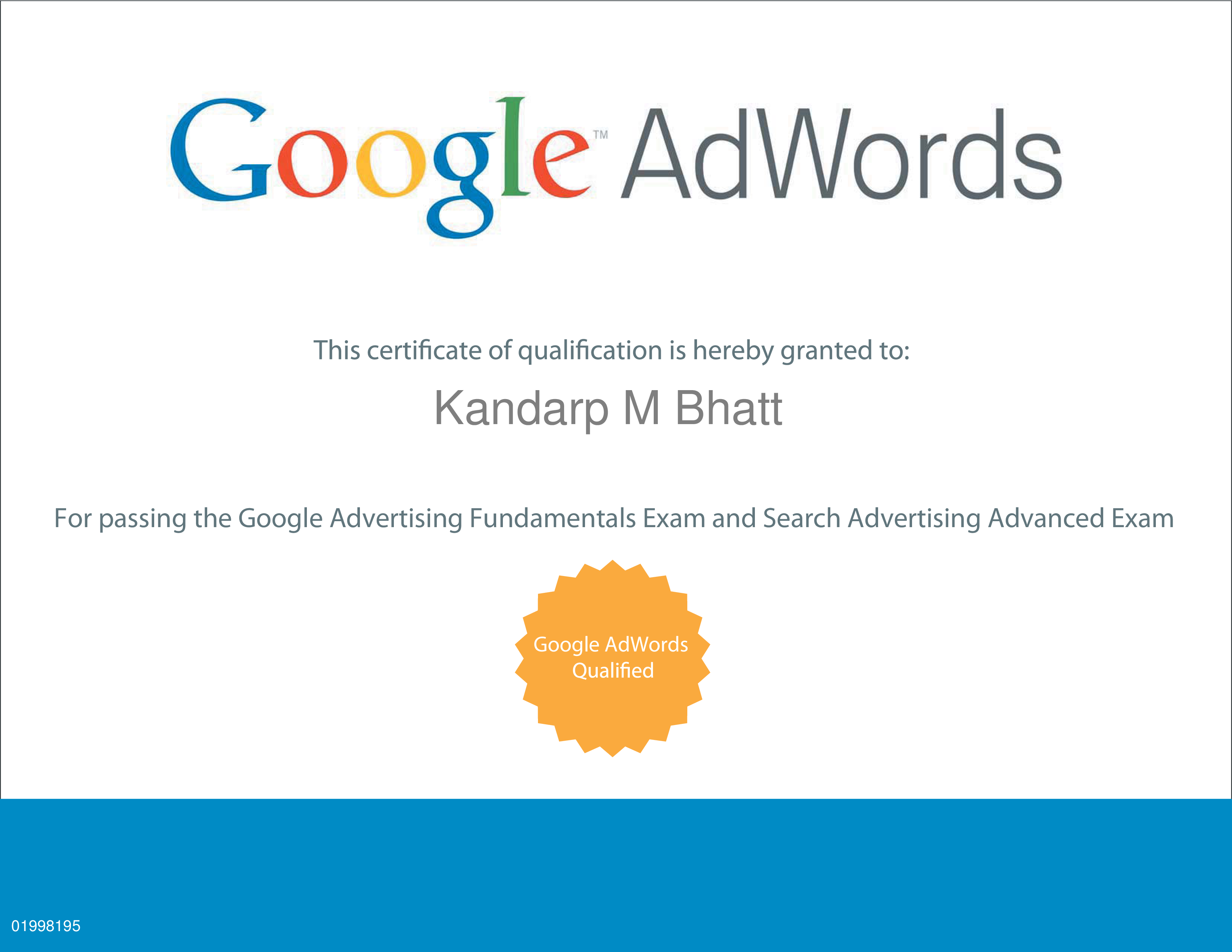 Should I go for New Google Adwords Partner Certification?