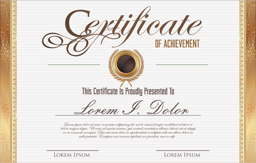 Vector template certificates design graphics 05 Vector Cover Vector template certificates design graphics 05 Vector Cover
