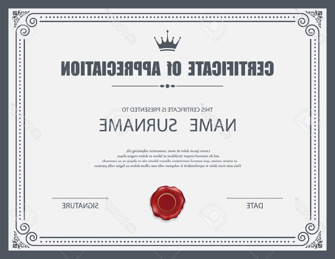 Grey pattern certificate design vector – Over millions vectors 