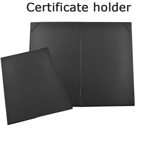 factory customised logo A4 certificate holder, postgraduate 