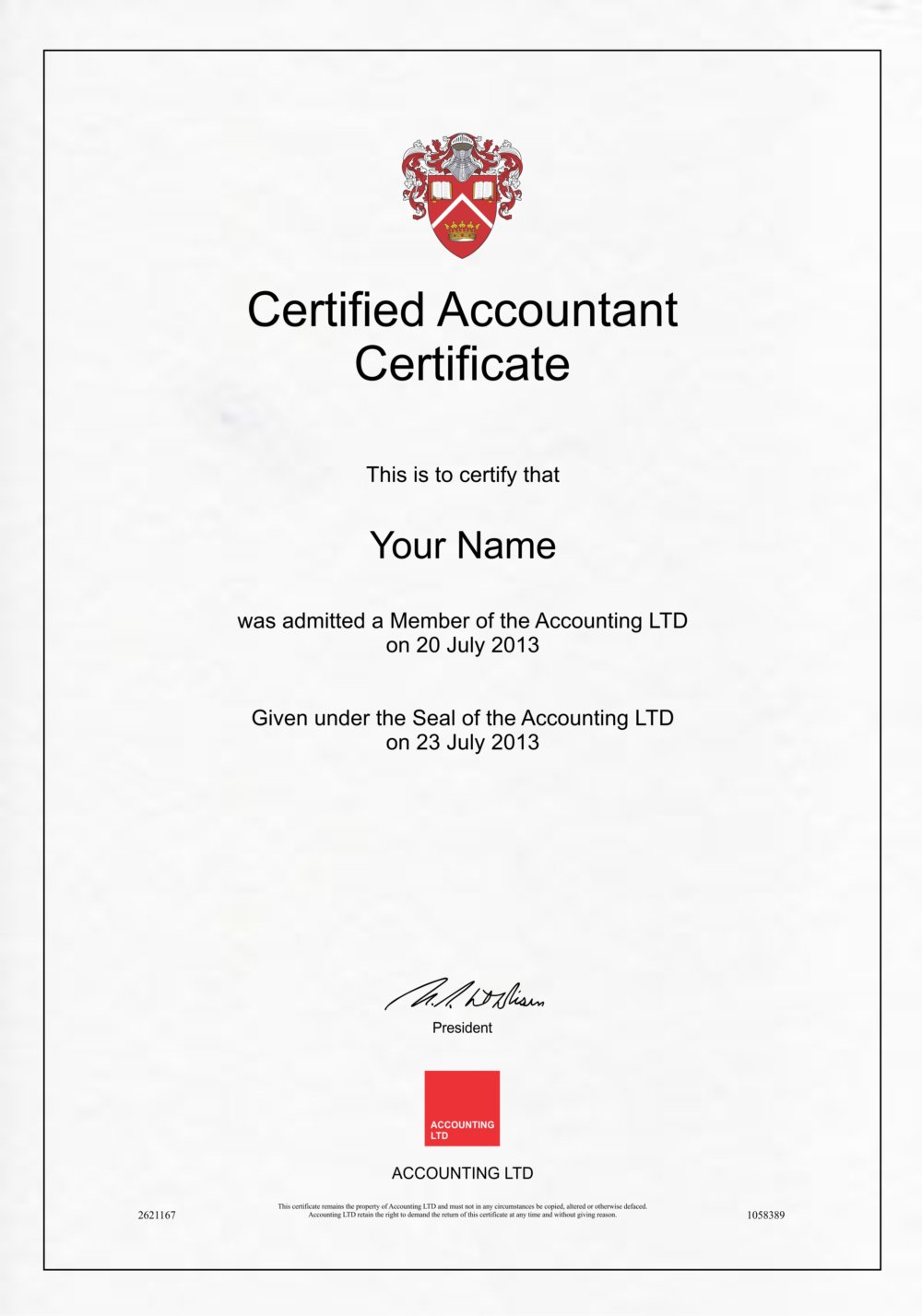 Fake Accounting Certificate 1 Diploma Outlet