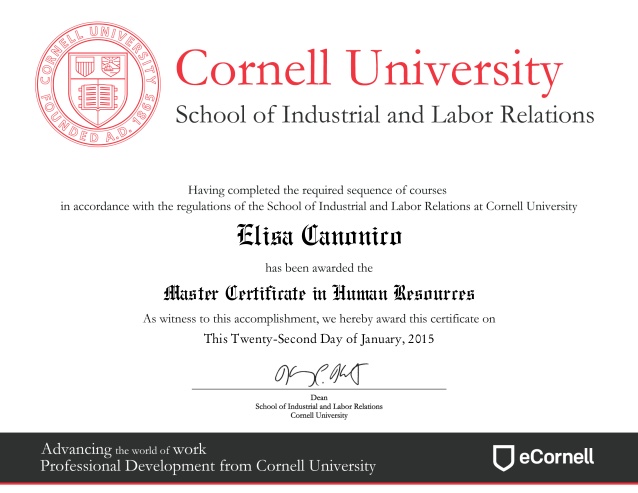 HR Master Certificate