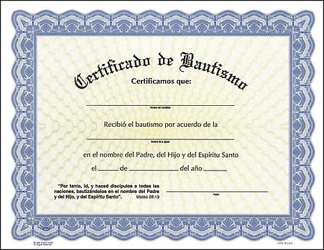 Spanish Certificates