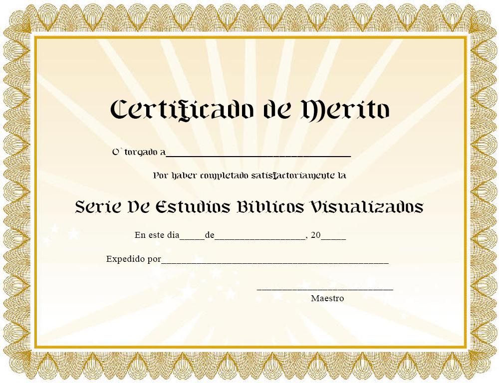 VBSS Completion Certificates