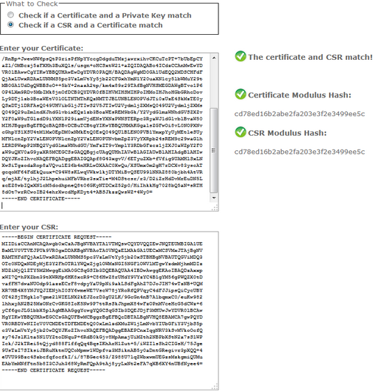 Online SSL Certificate Key Matcher Online SSL Certificate Key Matcher