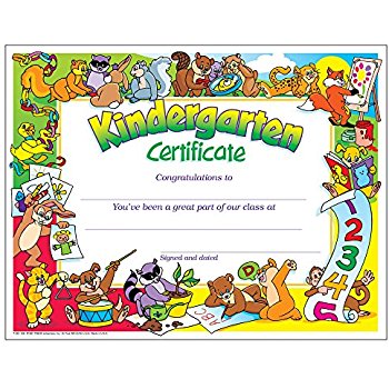 Amazon.: Kindergarten Certificate : Academic Awards And 