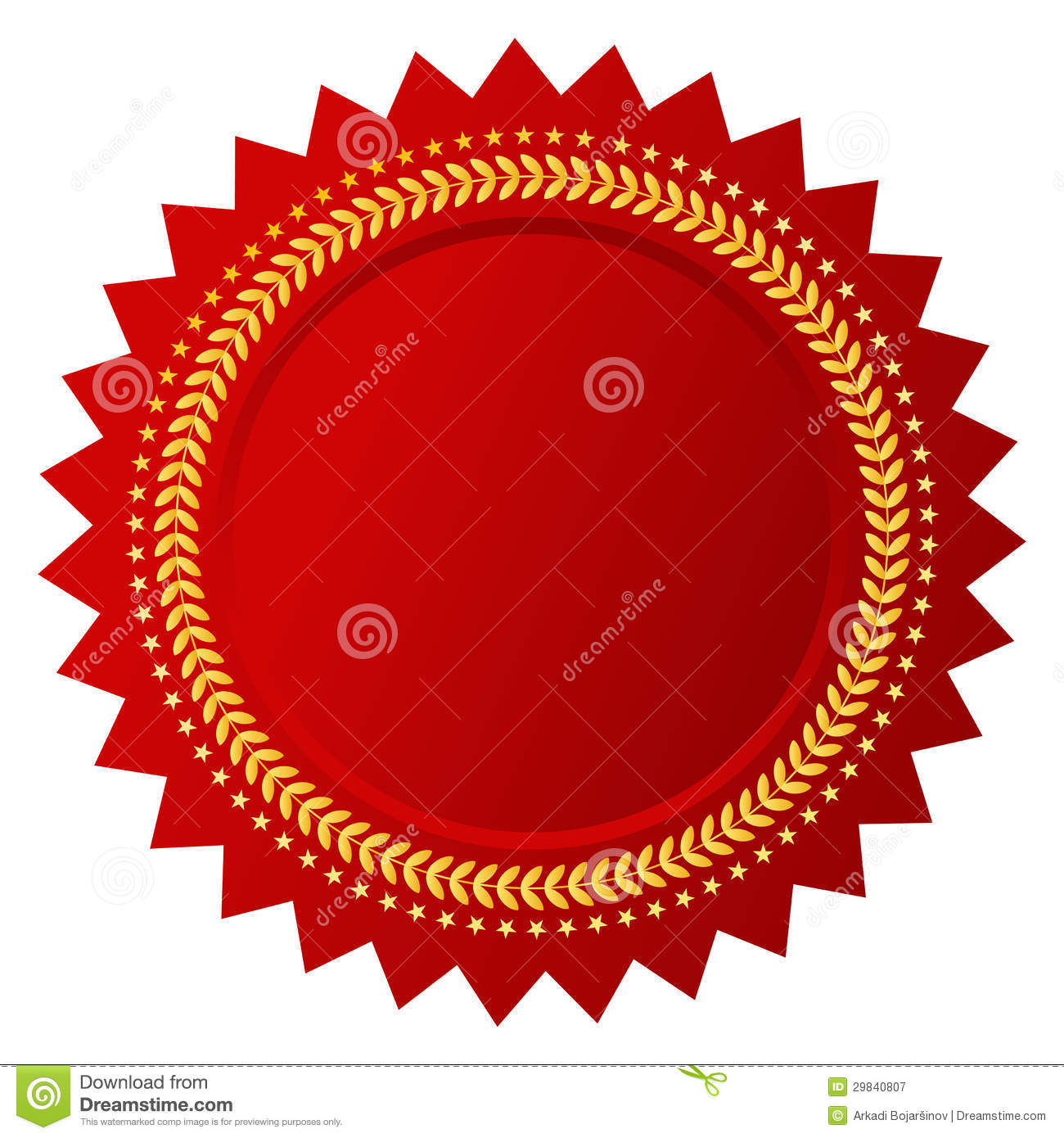 Vector certificate stock vector. Image of banner, business 29840807