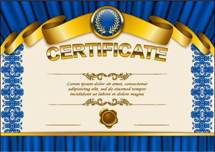 certificate model design
