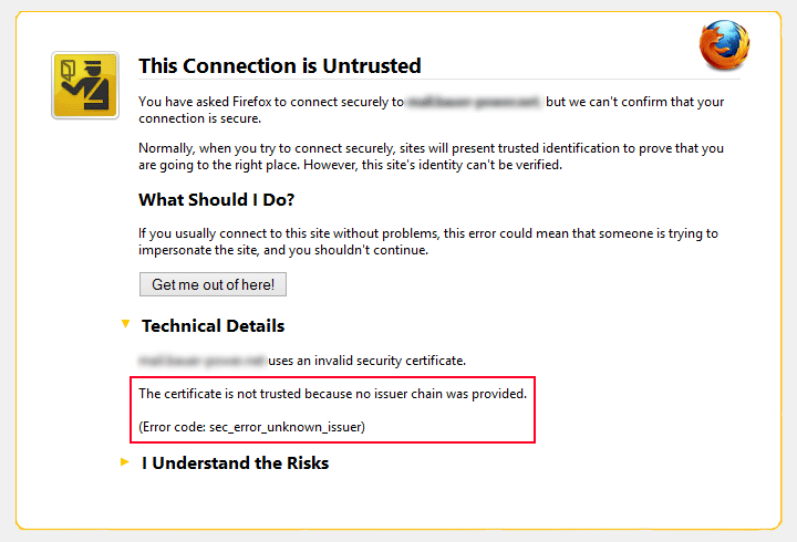 Why Am I Facing the Certificate Not Trusted Error? Why Am I Facing the Certificate Not Trusted Error?