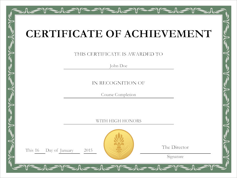 Certificates Tips for Creating Custom Certificates