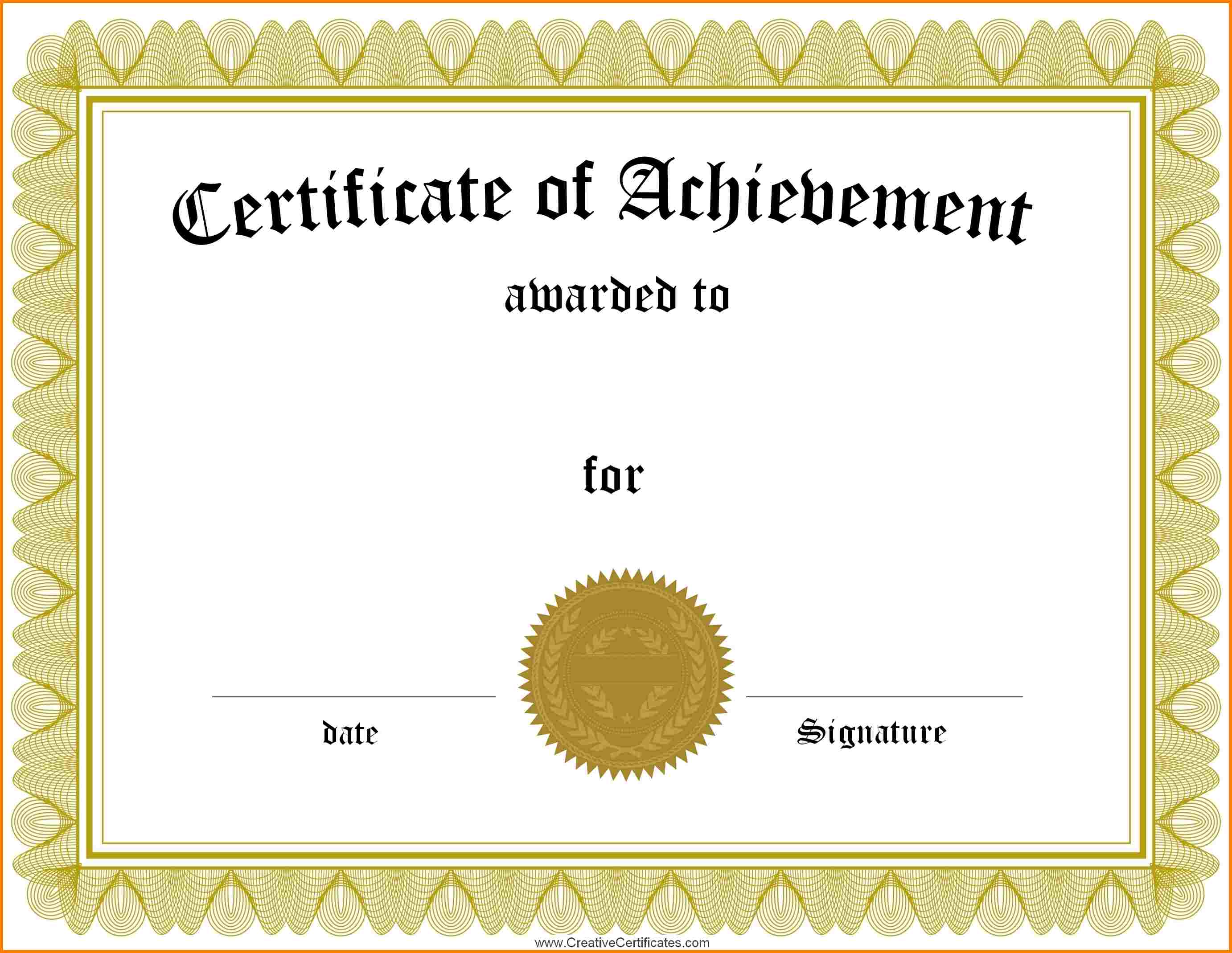 Certificate Printable