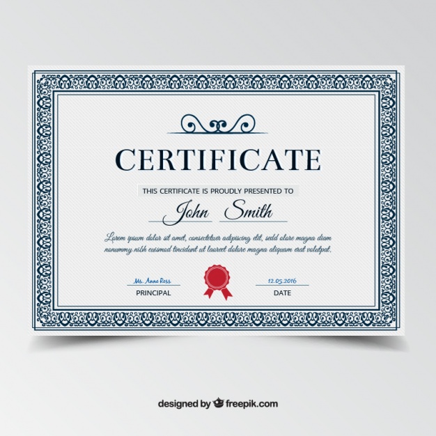 Certificate Vectors, Photos and PSD files | Free Download