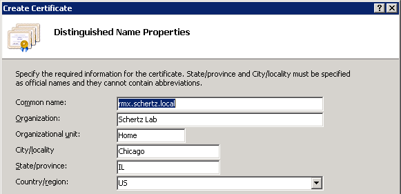 Certificate Requests in Windows Server 2008 : Jeff Schertz's Blog